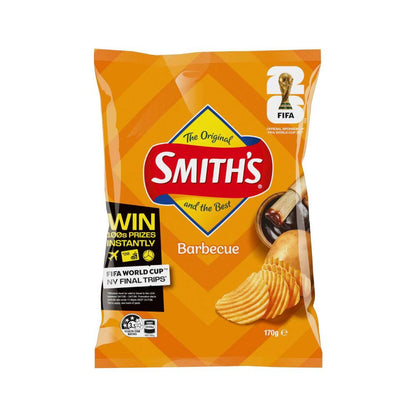 Smith's Crinkle BBQ Potato Chips - 170g
