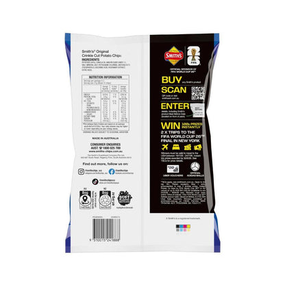 Smith's Crinkle Cut Original Potato Chips - 170g