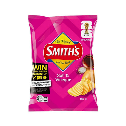 Smith's Crinkle Cut Salt And Vinegar Potato Chips - 170g