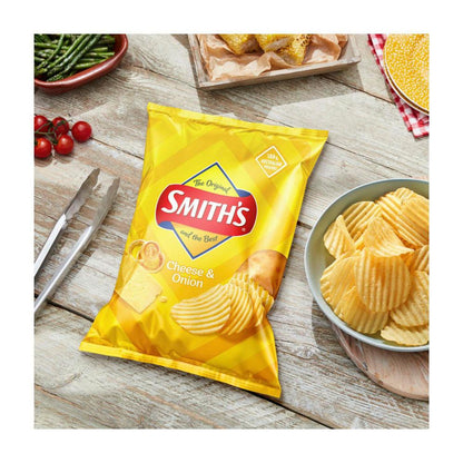 Smith's Crinkle Cut Cheese & Onion Potato Chips - 170g