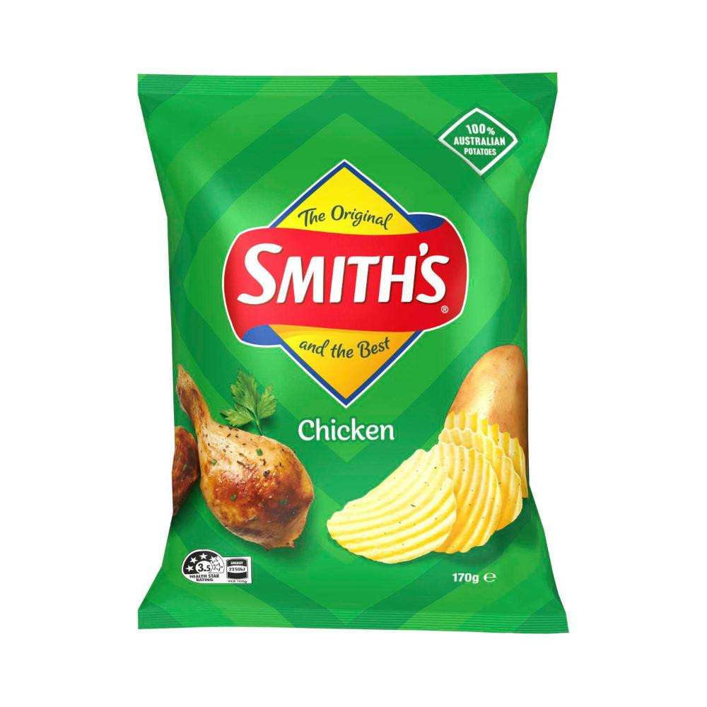 Smith's Crinkle Cut Chicken Potato Chips - 170g