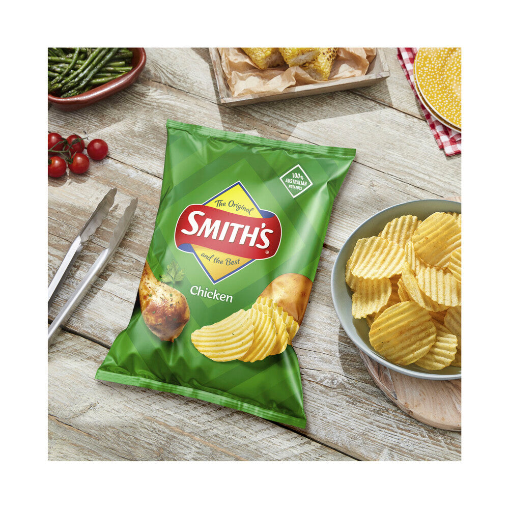Smith's Crinkle Cut Chicken Potato Chips - 170g