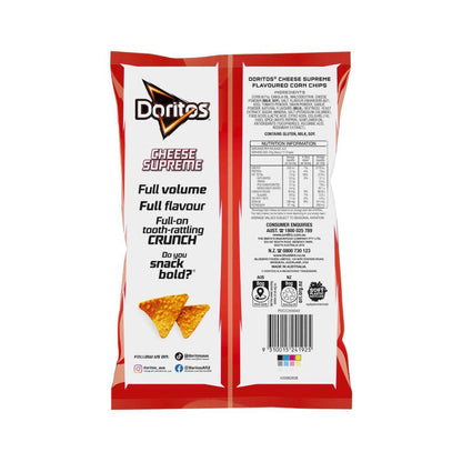 Doritos Corn Chips Supreme Cheese - 170g