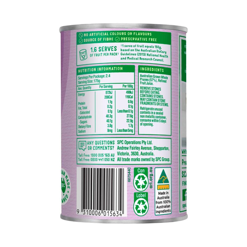 SPC Canned Prunes In Natural Juice - 425g