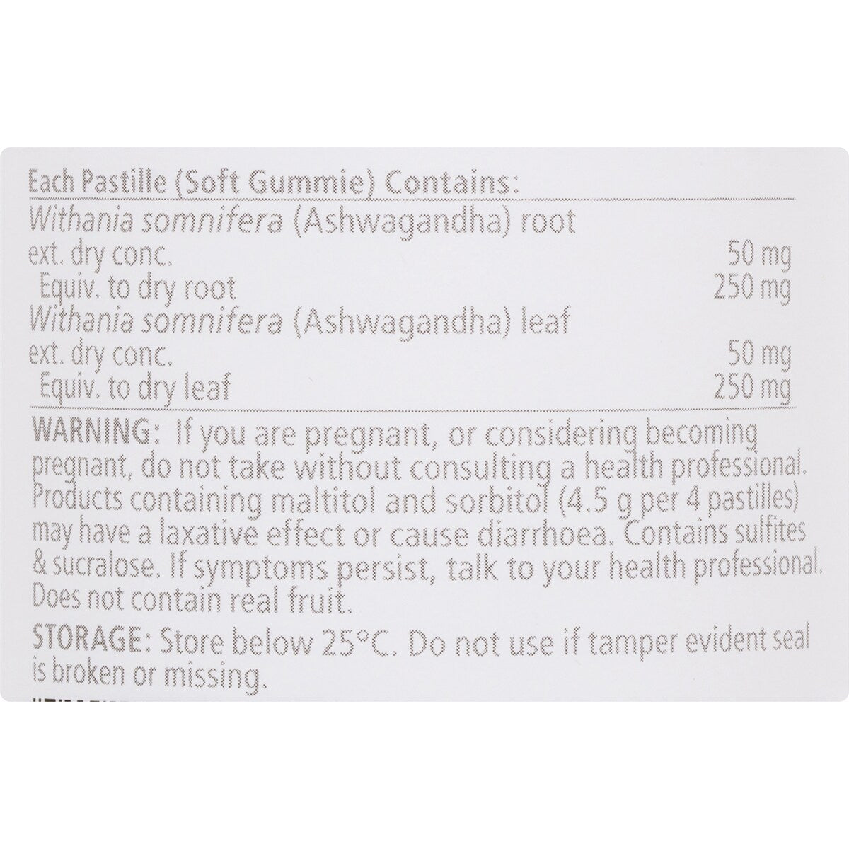 Natures Way High Strength Sleep Ashwagandha Adult Vita Gummies 40 pack