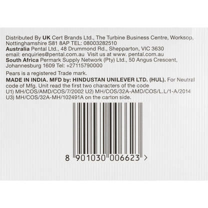 Pears Soap Bar Transparent 3x125g