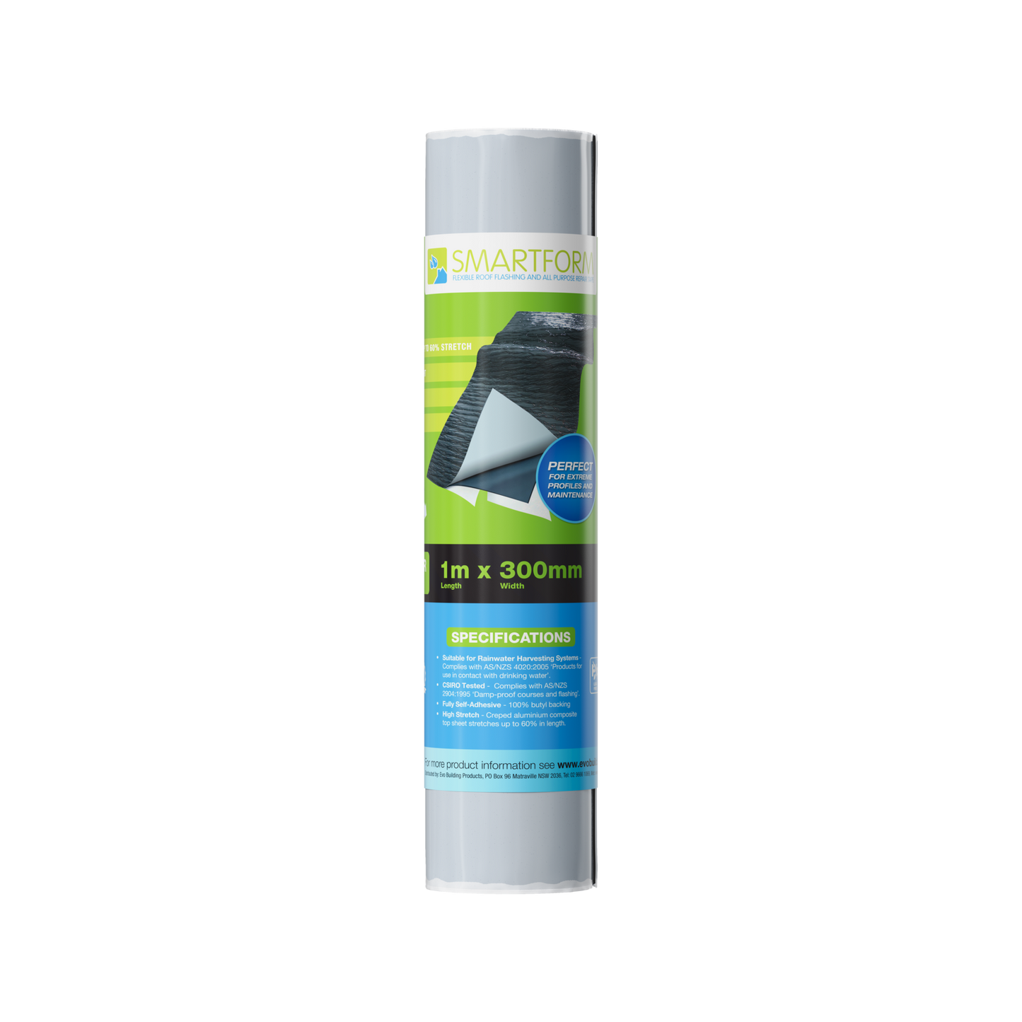 Smartform Terracotta Lead Free Flashing - 300mm x 1m