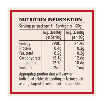 Heinz Apple Strawberry & Passionfruit Baby Food Pouch 8+ Months - 120g
