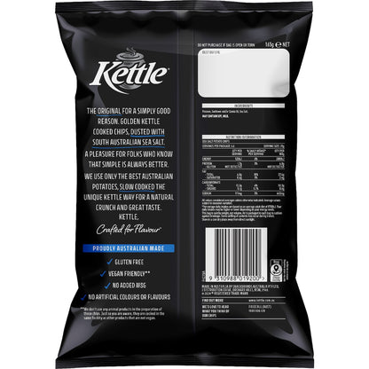 Kettle Original Sea Salt Potato Chips 165g