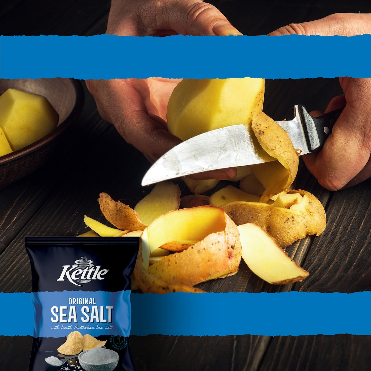 Kettle Original Sea Salt Potato Chips 165g