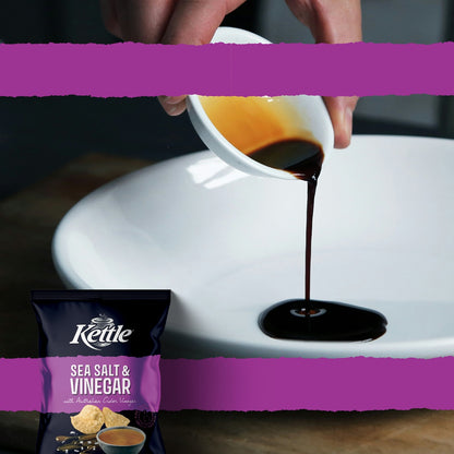 Kettle Sea Salt & Vinegar Potato Chips 165g