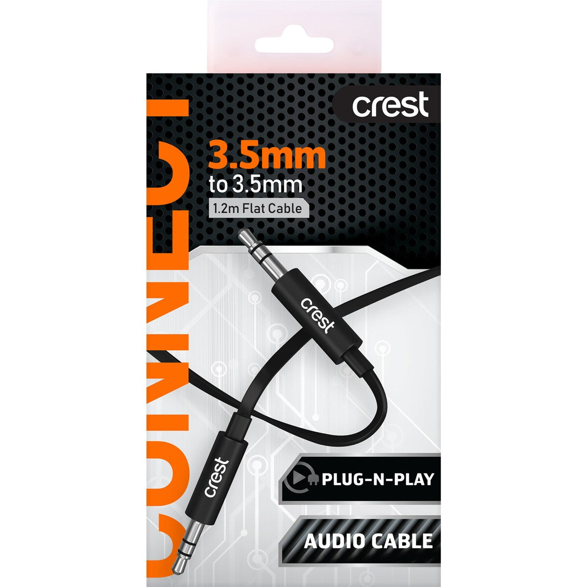 Crest Audio Cable Flat Cable 1 Pack