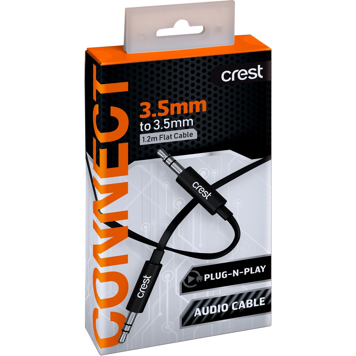 Crest Audio Cable Flat Cable 1 Pack