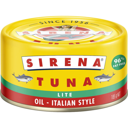 Sirena Tuna In Lite Oil Italian Style 185g