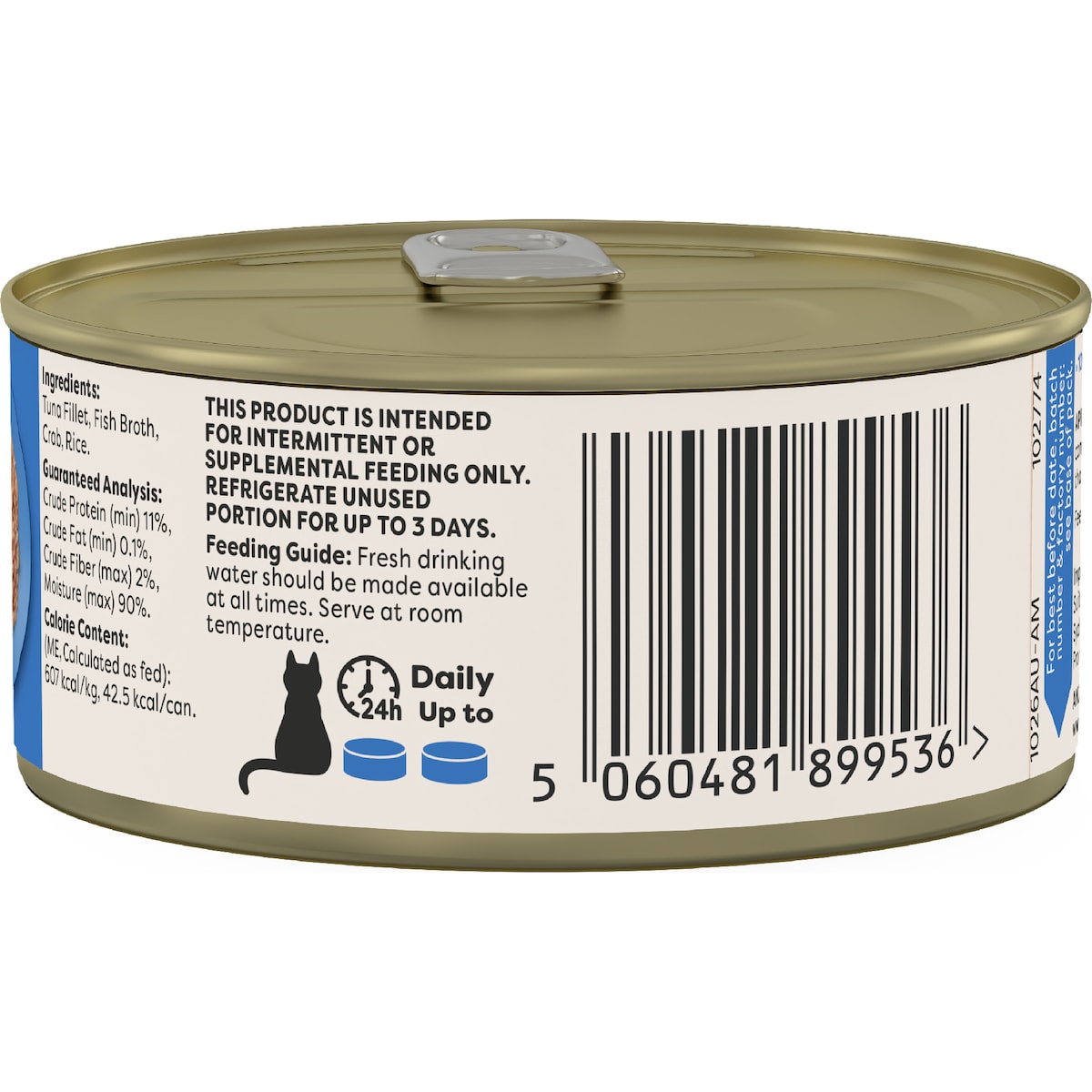 Applaws Tuna Fillet With Crab Wet Cat Food 70g