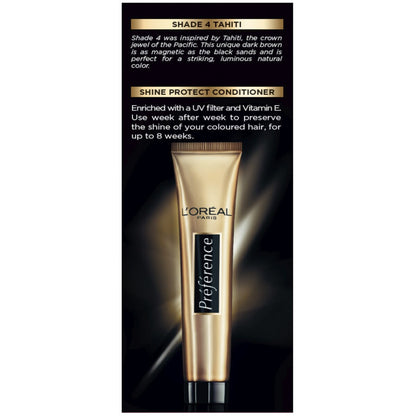 L'oreal Paris Preference 4 Tahiti Dark Brown Each