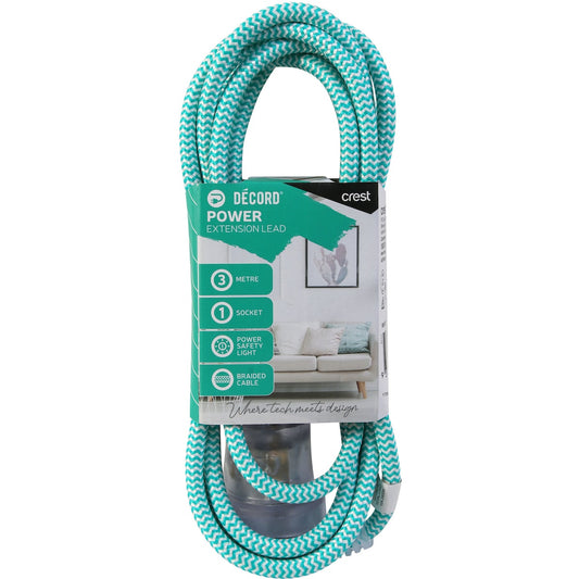Decord Braided Extension Lead 3m