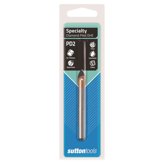 Sutton Tools Diamond Holesaw Pilot Drill - 8.0 x 69mm
