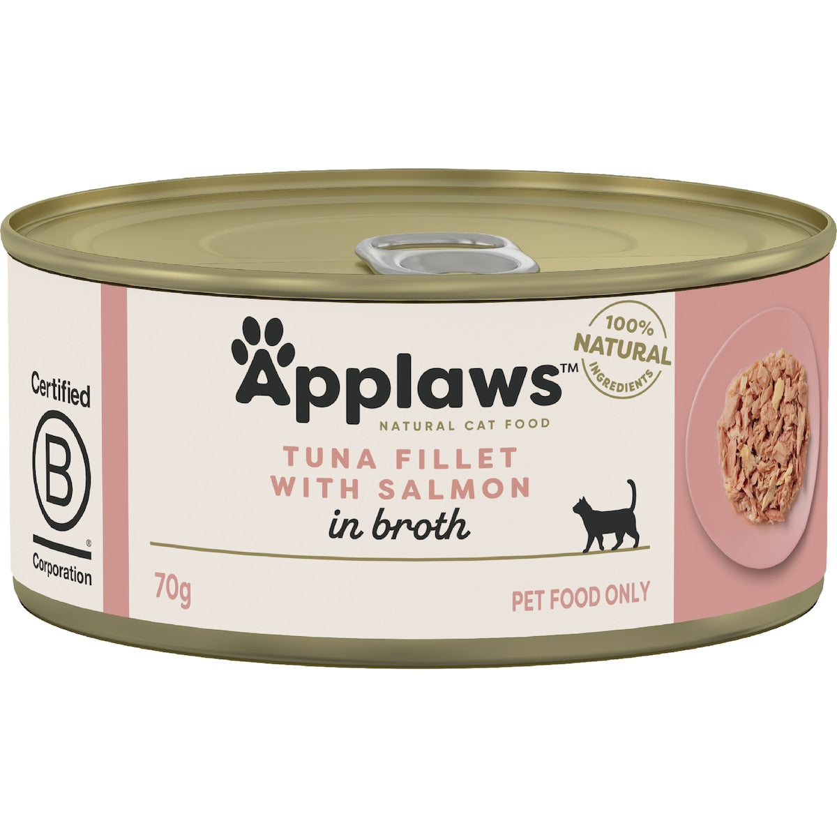 Applaws Tuna Fillet With Salmon Wet Cat Food 70g