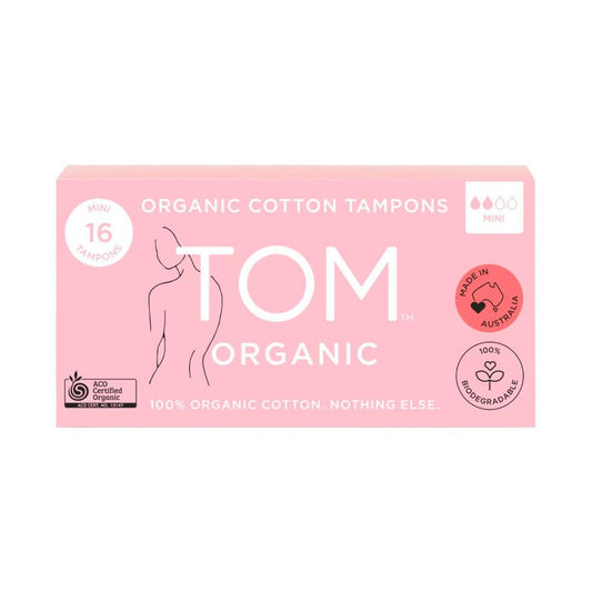 TOM Organic Mini Tampons - 16 pack