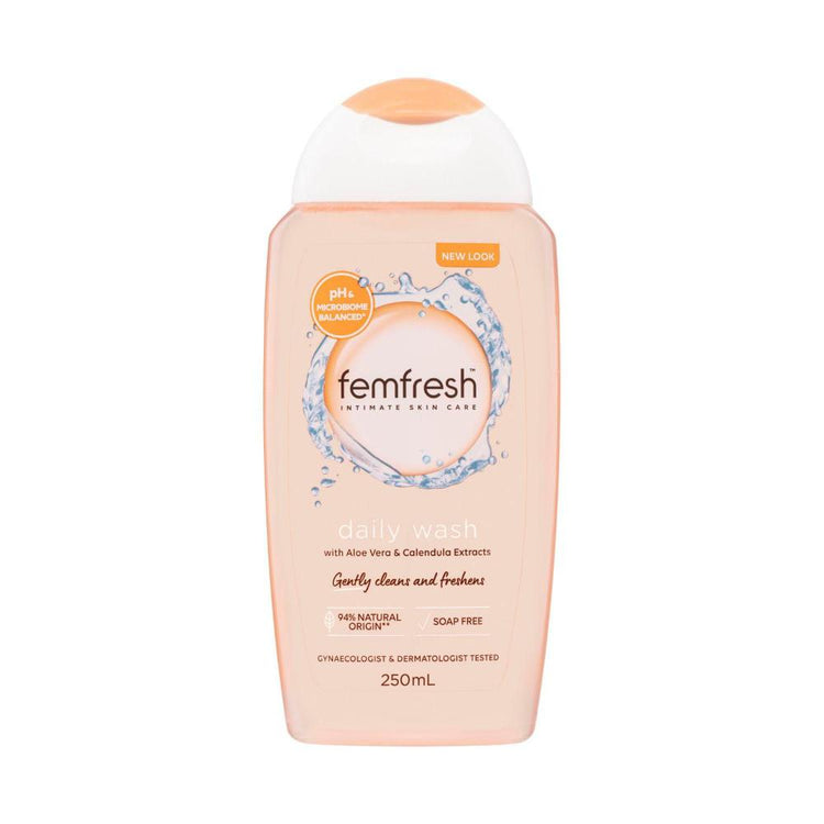 Femfresh Daily Intimate Wash Aloe Vera & Calendula - 250mL