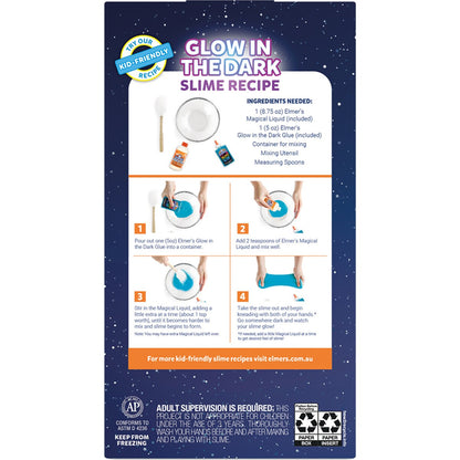 Elmers Dinosaur Night Slime Kit Each