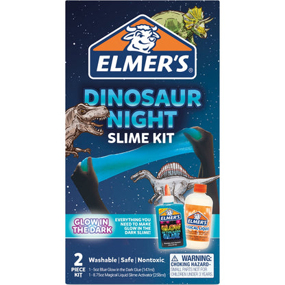 Elmers Dinosaur Night Slime Kit Each