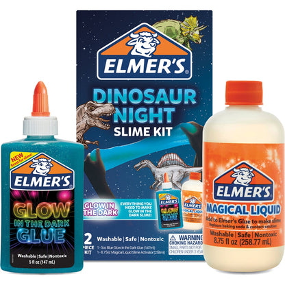Elmers Dinosaur Night Slime Kit Each