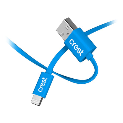 Crest Lightning To Usb A Flat Cable 1.2m Each