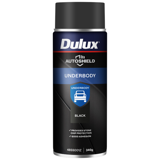 Dulux Autoshield Spray Paint - 340g - Black Underbody Coat