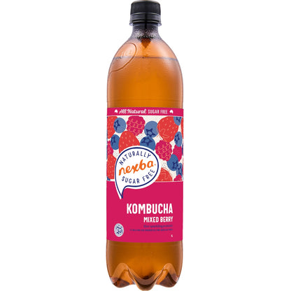 Nexba Sugar Free Kombucha Mixed Berry 1L