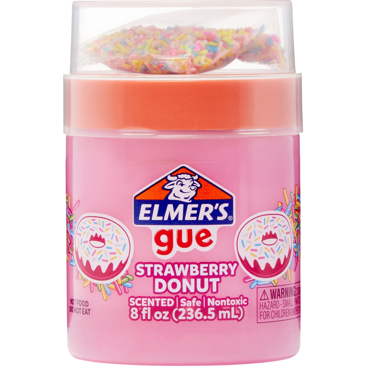 Elmers Gue Strawberry Donut Pre-made Slime Mix-ins 237ml