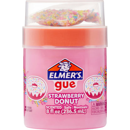 Elmers Gue Strawberry Donut Pre-made Slime Mix-ins 237ml