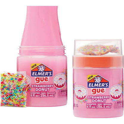 Elmers Gue Strawberry Donut Pre-made Slime Mix-ins 237ml