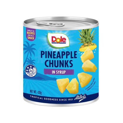 Dole Pineapple Chunks In Syrup - 439g