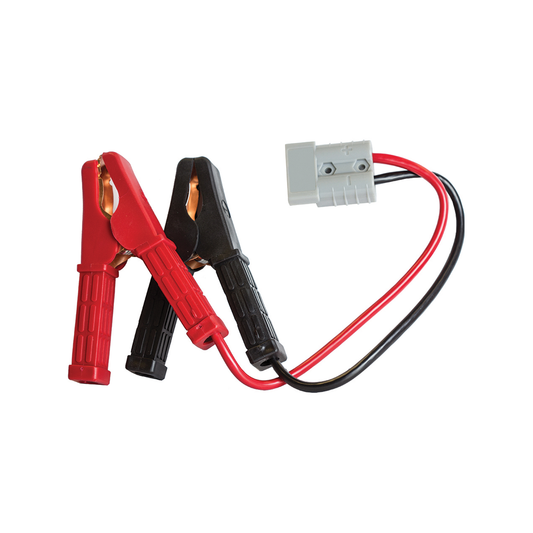 Kt Solar HD Connector - 50A to Battery Clamps - 300mm - Black