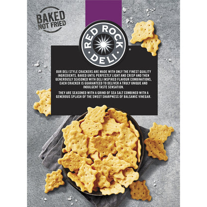 Red Rock Deli Style Crackers Sea Salt & Balsamic Vinegar 135g