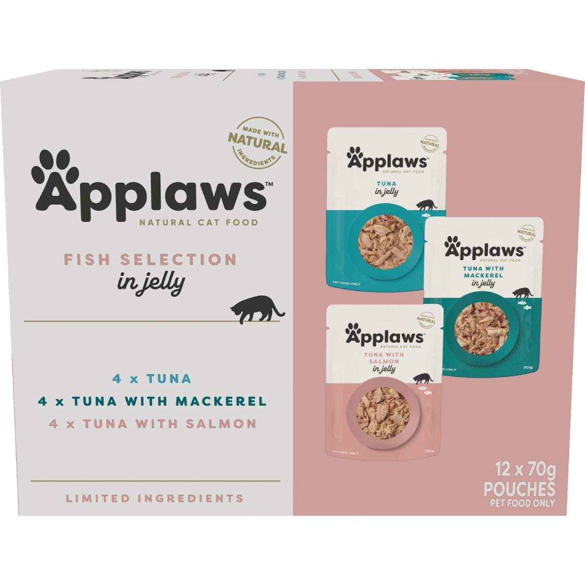 Applaws Fish Selection In Jelly Wet Cat Food 70g X 12 Pack