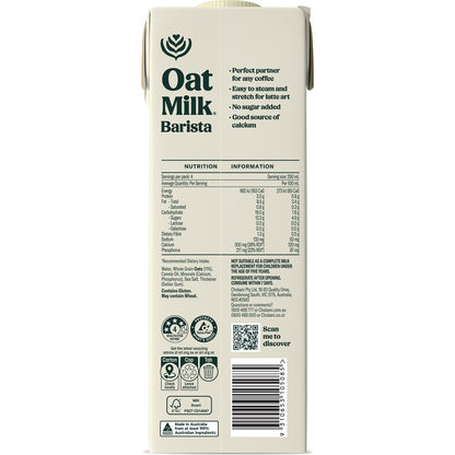 Chobani Oat Milk Barista Edition 1l