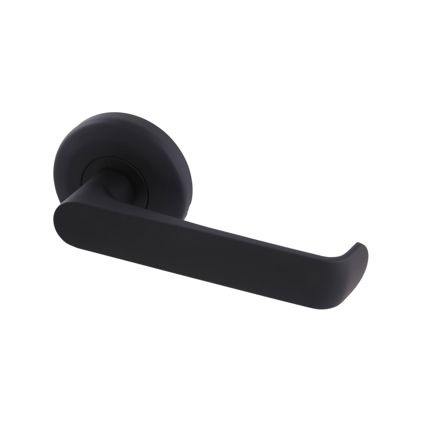 Gainsborough Neue Telo Passage Lever Set - Matt Black - 138 x 65mm