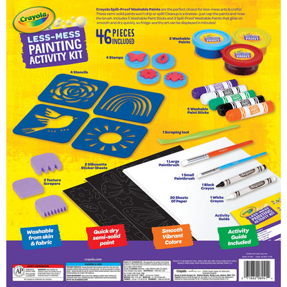 Crayola Less Mess Painting Activity Kit Each