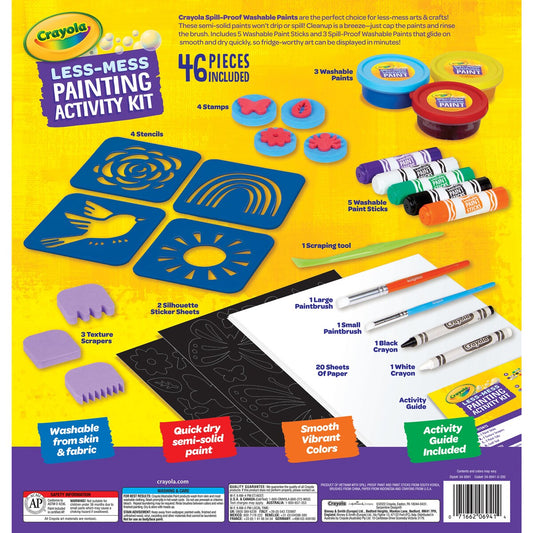 Crayola Less Mess Painting Activity Kit Each