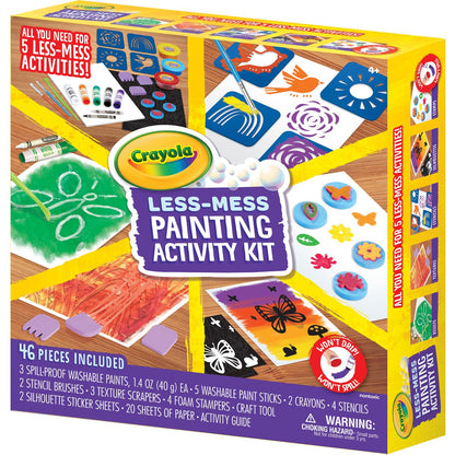 Crayola Less Mess Painting Activity Kit Each