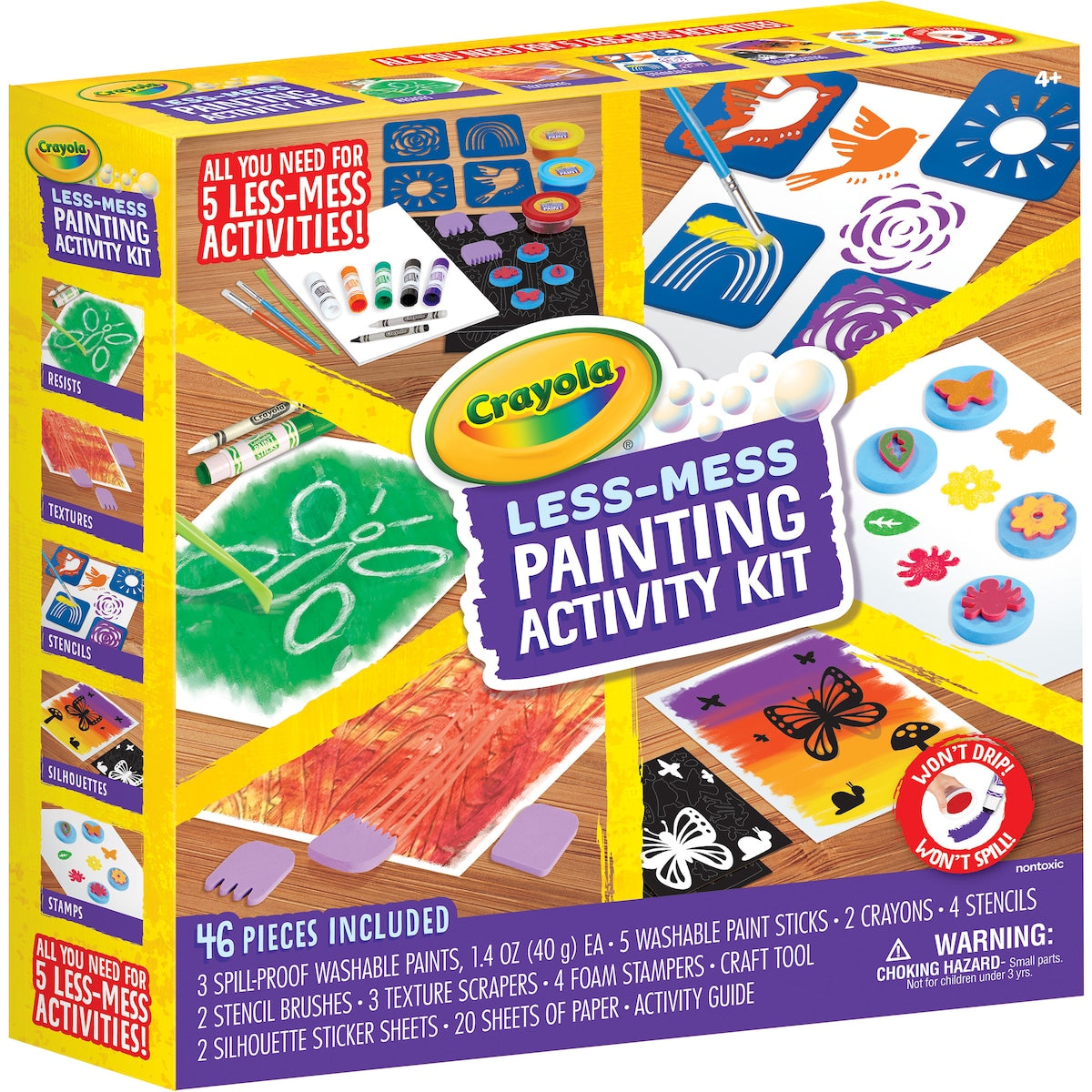 Crayola Less Mess Painting Activity Kit Each