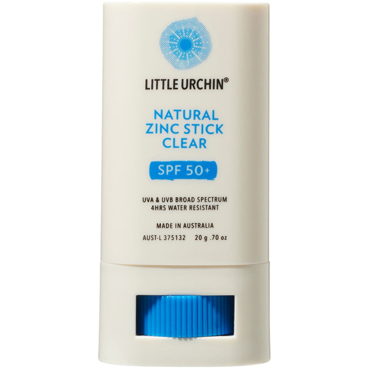 Little Urchin Natural Zinc Stick Clear 20g