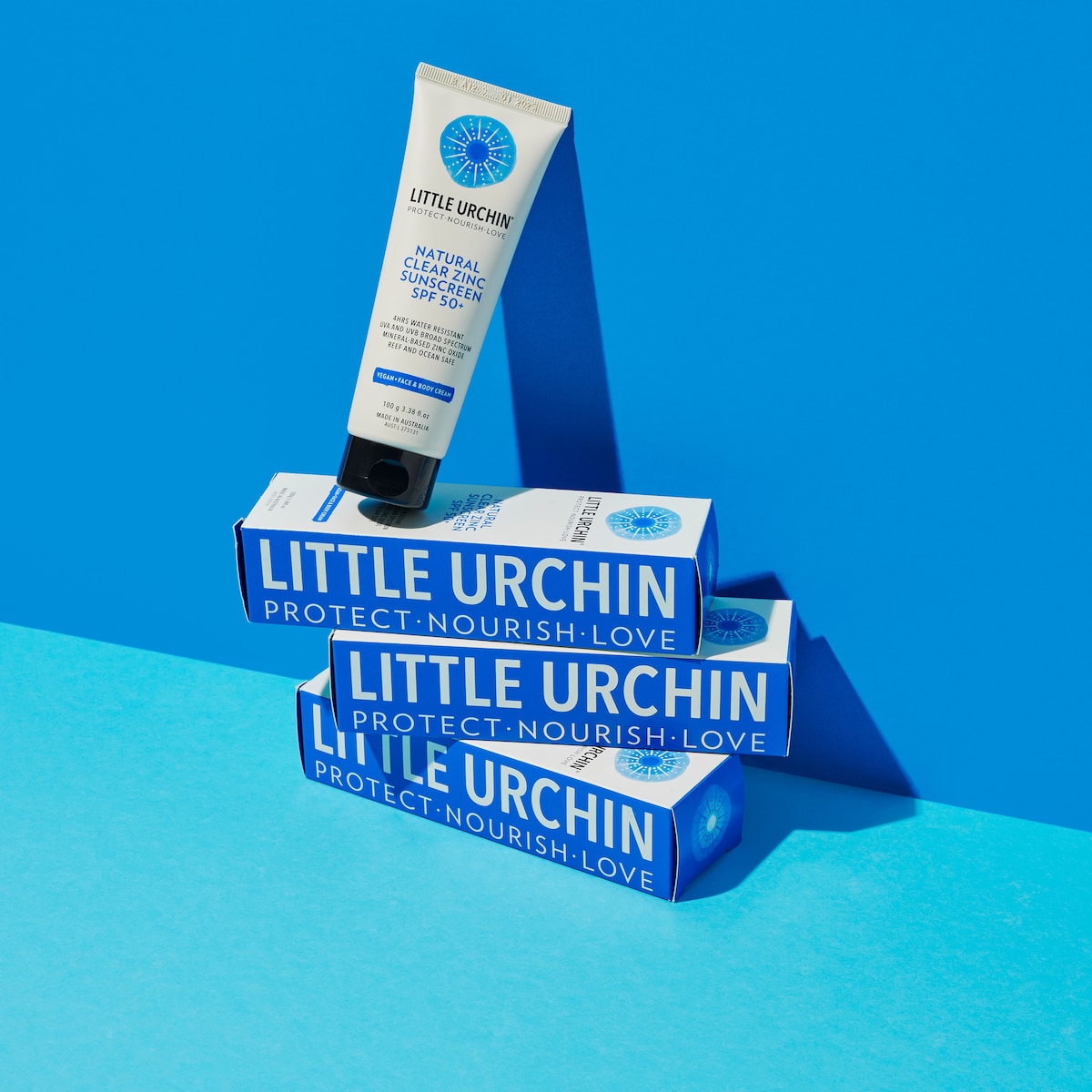 Little Urchin Spf 50 Natural Clear Zinc Sunscreen 100g