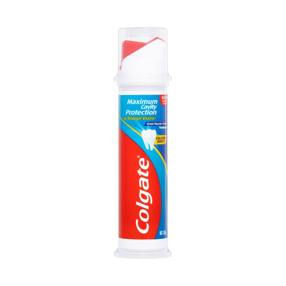 Colgate Maximum Cavity Protection Toothpaste Great Regular Flavour Pump - 130g