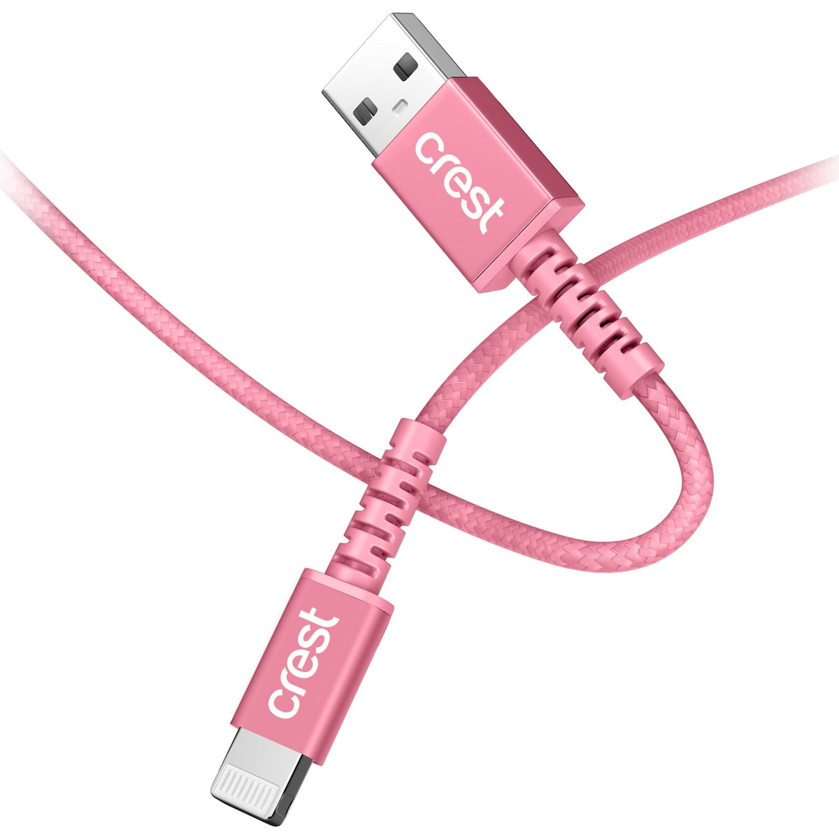 Crest Lightning To Usb A Braided Cable Assorted 1.5m Each