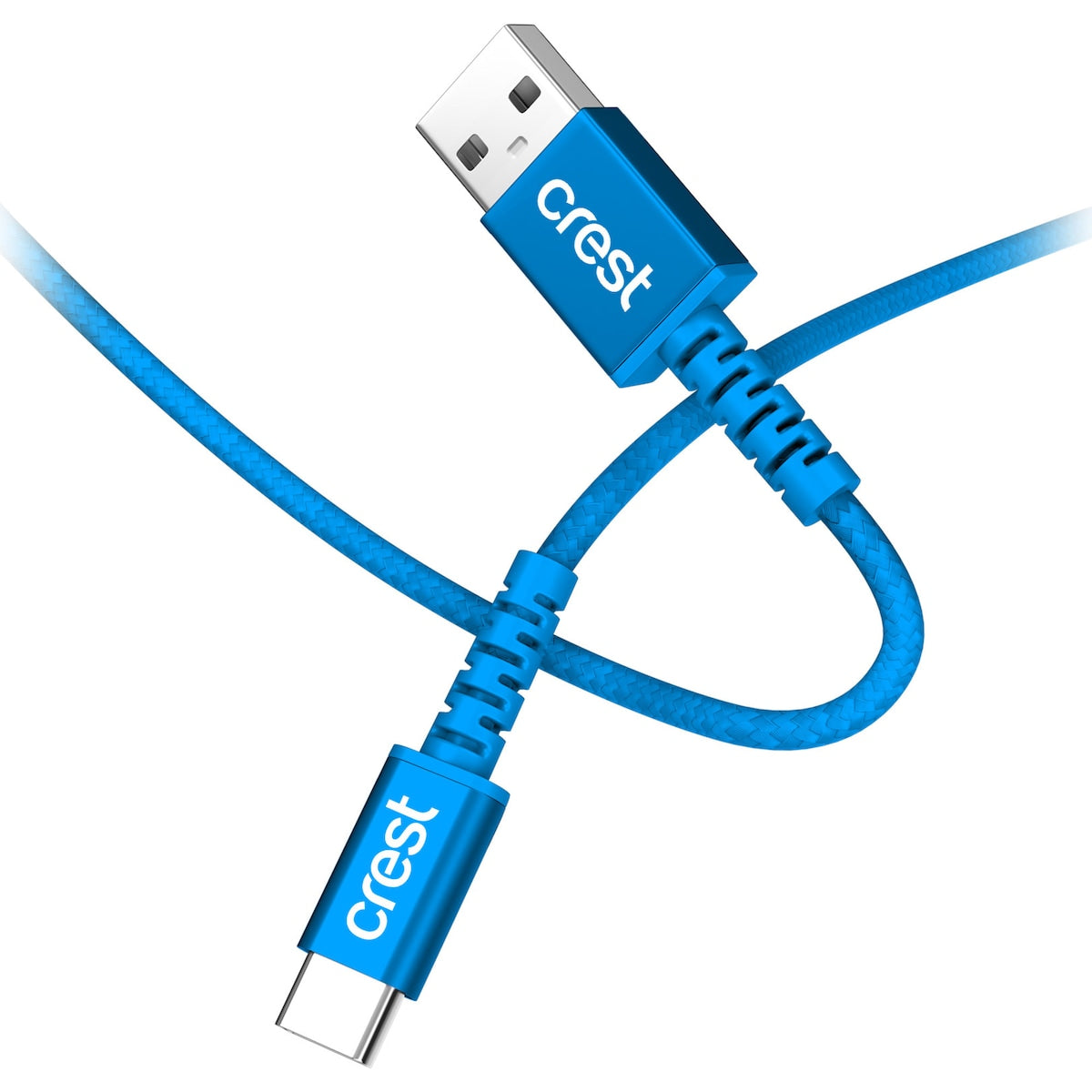 Crest Usb C To Usb A Braided Cable Assorted 1.5m Each