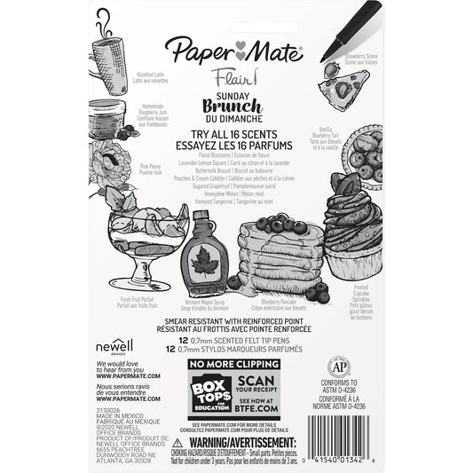 Paper Mate Flair Scented Pens 12 Pack
